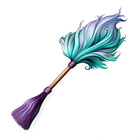 purple broomstick